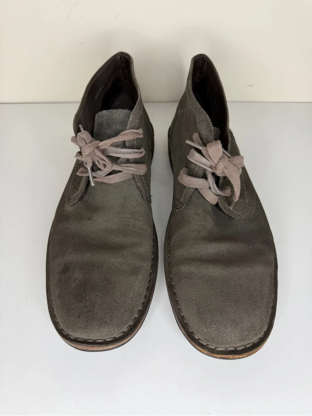 John Varvatos Hipster Men's Chukka Boots Size 11M Gray Suede Lace Up
